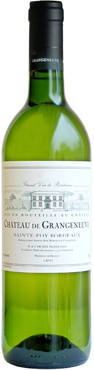 Вино "Chateau de Grangeneuve" Blanc, Sainte-Foy Bordeaux AOC