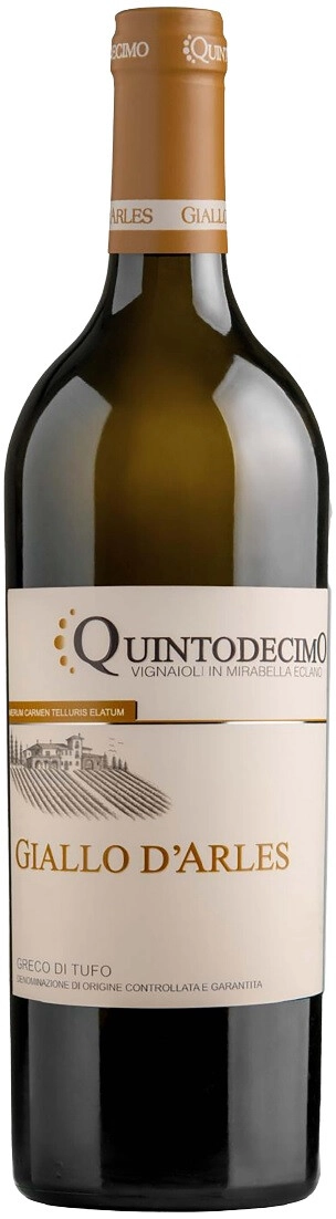 Вино Quintodecimo, "Giallo d'Arles" Greco di Tufo DOCG