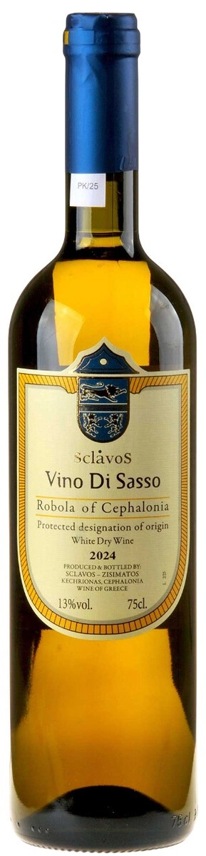 Вино Sclavos, "Vino di Sasso" Robola of Cephalonia PDO