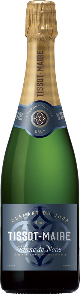 Игристое вино Tissot-Maire, Blanc de Noirs Brut, Cremant du Jura AOP