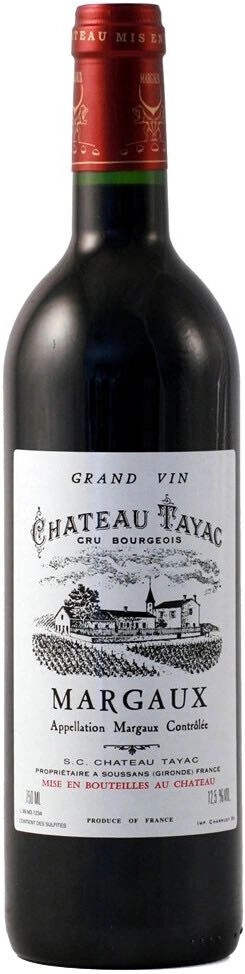 Вино Chateau Tayac, Margaux AOC Cru Bourgeois