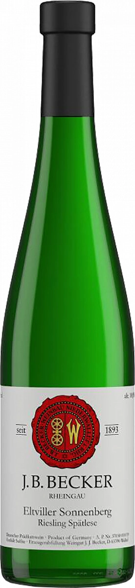 Вино J. B. Becker, "Eltviller Sonnenberg" Riesling Spatlese