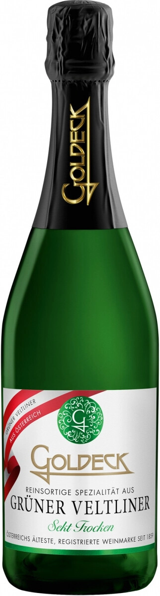 Игристое вино "Goldeck" Gruner Veltliner Sekt Trocken