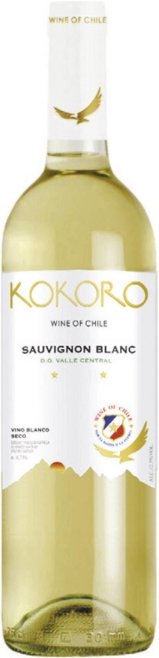 Вино "Kokoro" Sauvignon Blanc Seco, Valle Central DO