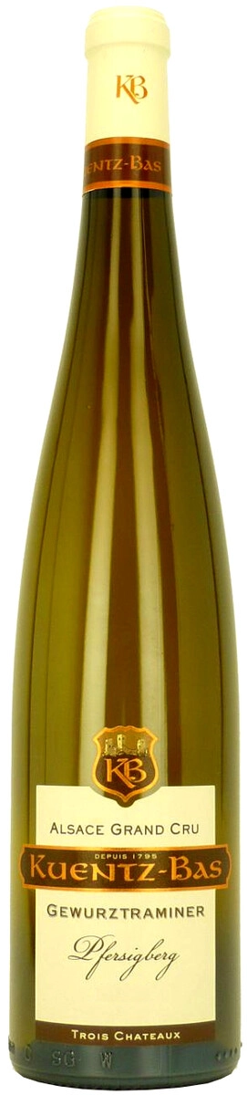 Вино Kuentz-Bas, Gewurztraminer "Pfersigberg" Trois Chateaux, Alsace Grand Cru