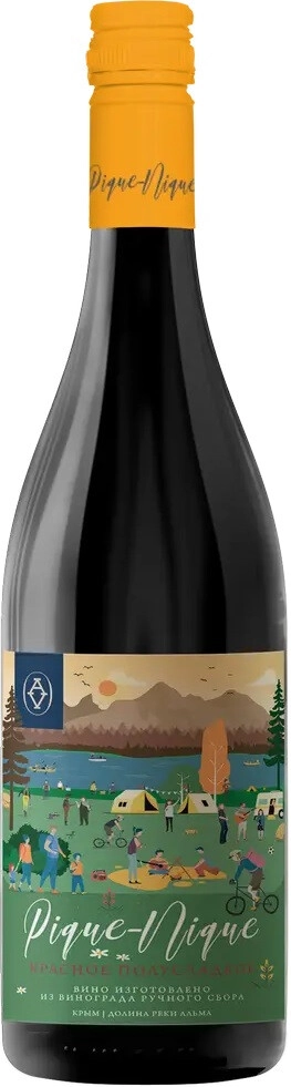 Вино Alma Valley, "Pique-Nique" Red Semi-Sweet