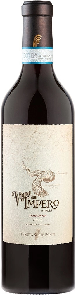 Вино Sette Ponti, "Vigna dell'Impero", Valdarno di Sopra Sangiovese DOC