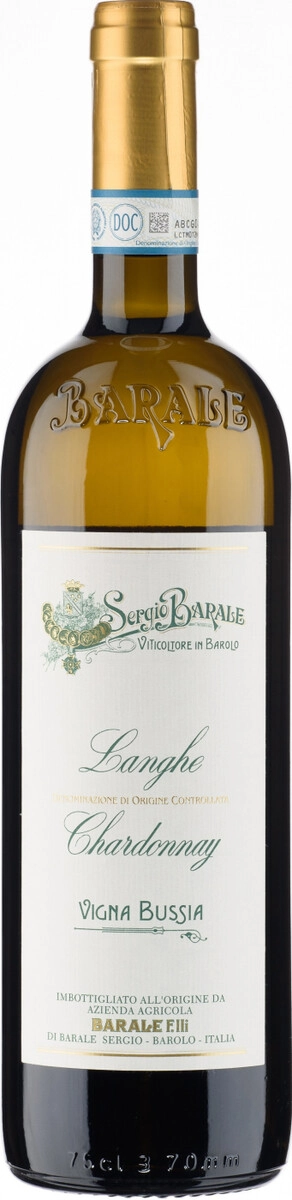 Вино Barale Fratelli, Chardonnay "Bussia", Langhe DOC
