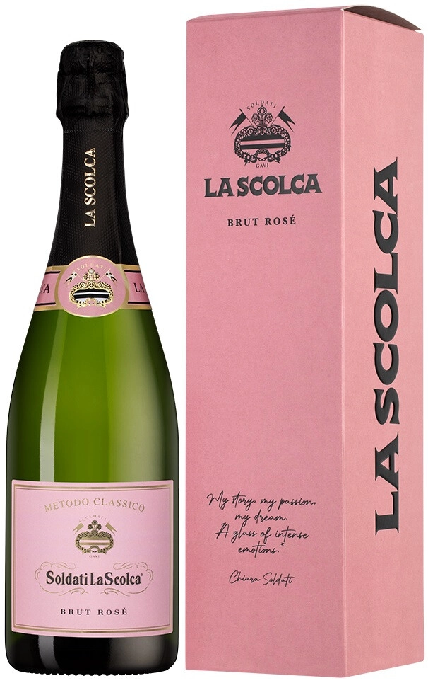 Игристое вино "Soldati La Scolca" Brut Rose, rose
