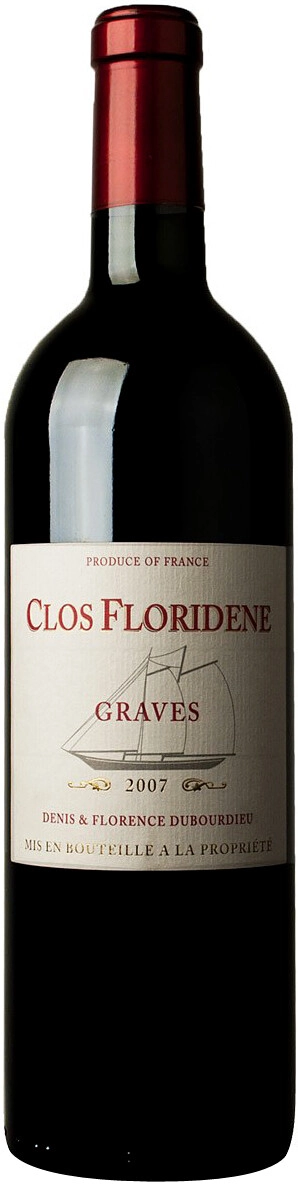 Вино Clos Floridene Rouge, Graves AOC