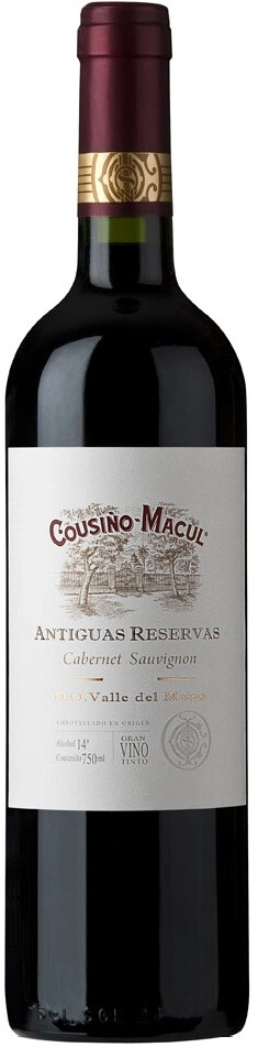 Вино Cousino-Macul, "Antiguas Reservas" Cabernet Sauvignon, Maipo Valley