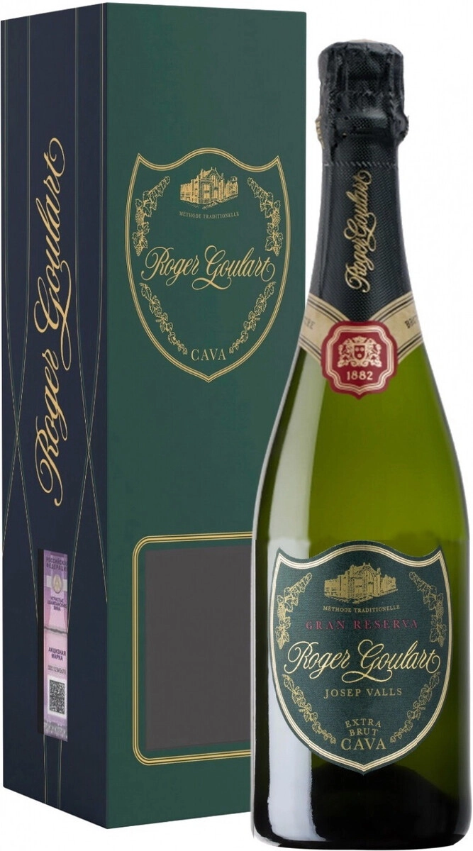 Игристое вино Roger Goulart, "Josep Valls" Gran Reserva Extra Brut, Cava DO