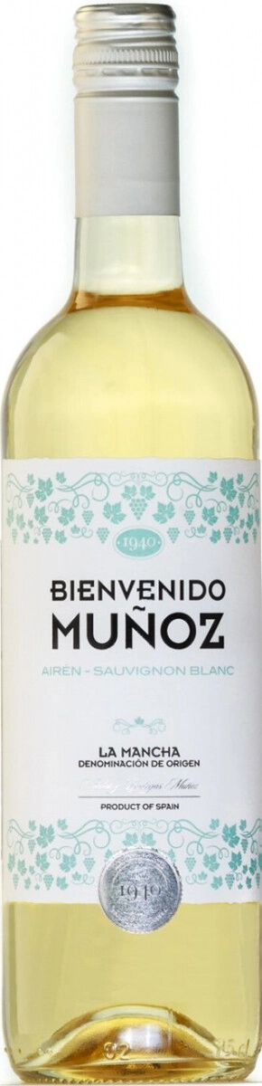 Вино "Bienvenido Munoz" Airen-Sauvignon Blanc, La Mancha DO