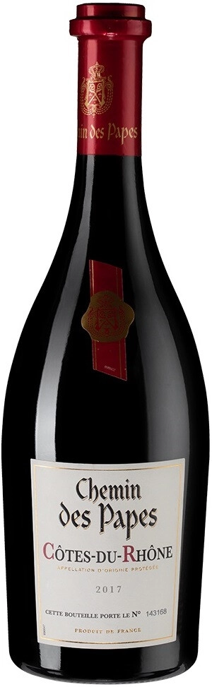 Вино "Chemin des Papes" Rouge, Cotes du Rhone AOC