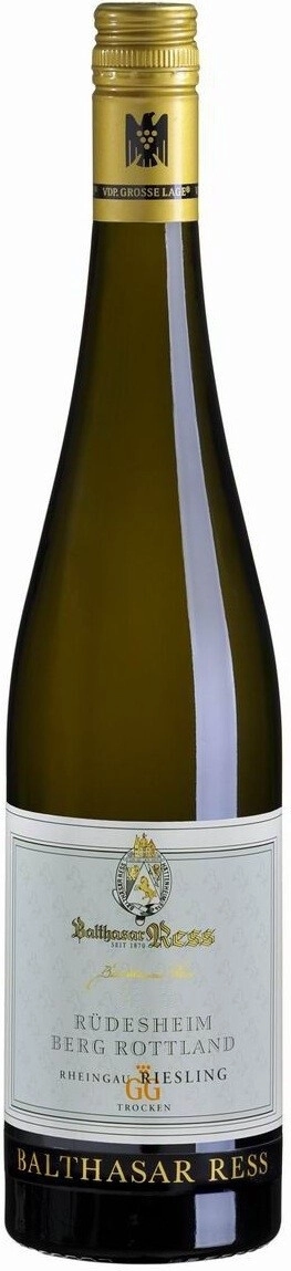 Вино Balthasar Ress, "Rudesheim Berg Rottland" Riesling trocken GG
