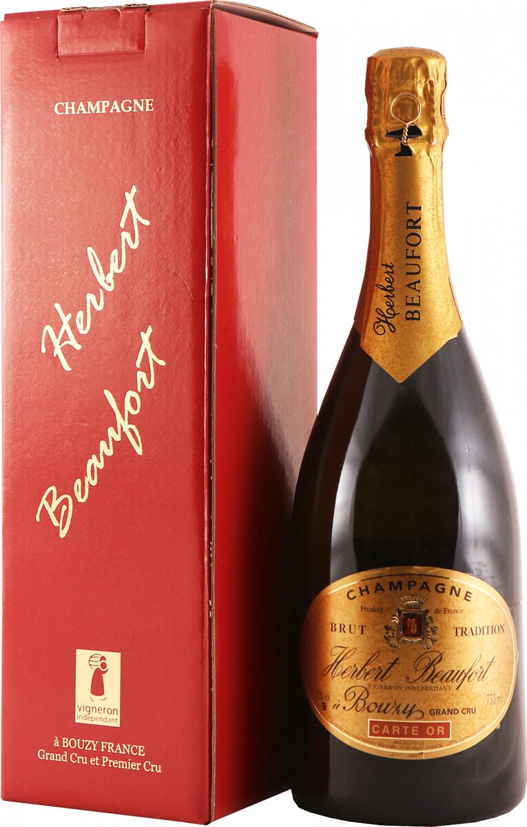 Шампанское Herbert Beaufort, "Carte Or", Bouzy Grand Cru