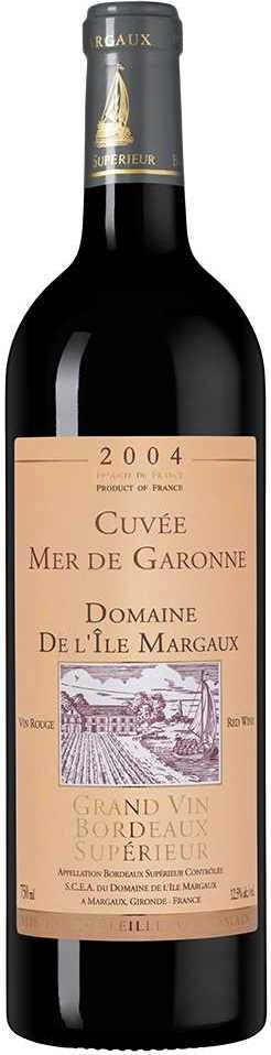 Вино Domaine de l'Ile Margaux, "Cuvee Mer de Garonne" Bordeaux Superieur AOC