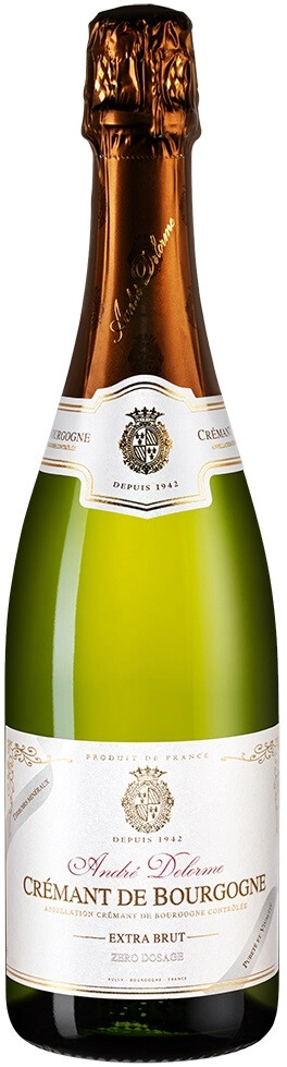 Игристое вино Andre Delorme, Extra Brut, Cremant de Bourgogne AOC