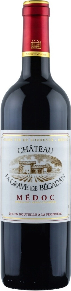 Вино "Chateau La Grave de Begadan" Medoc AOC