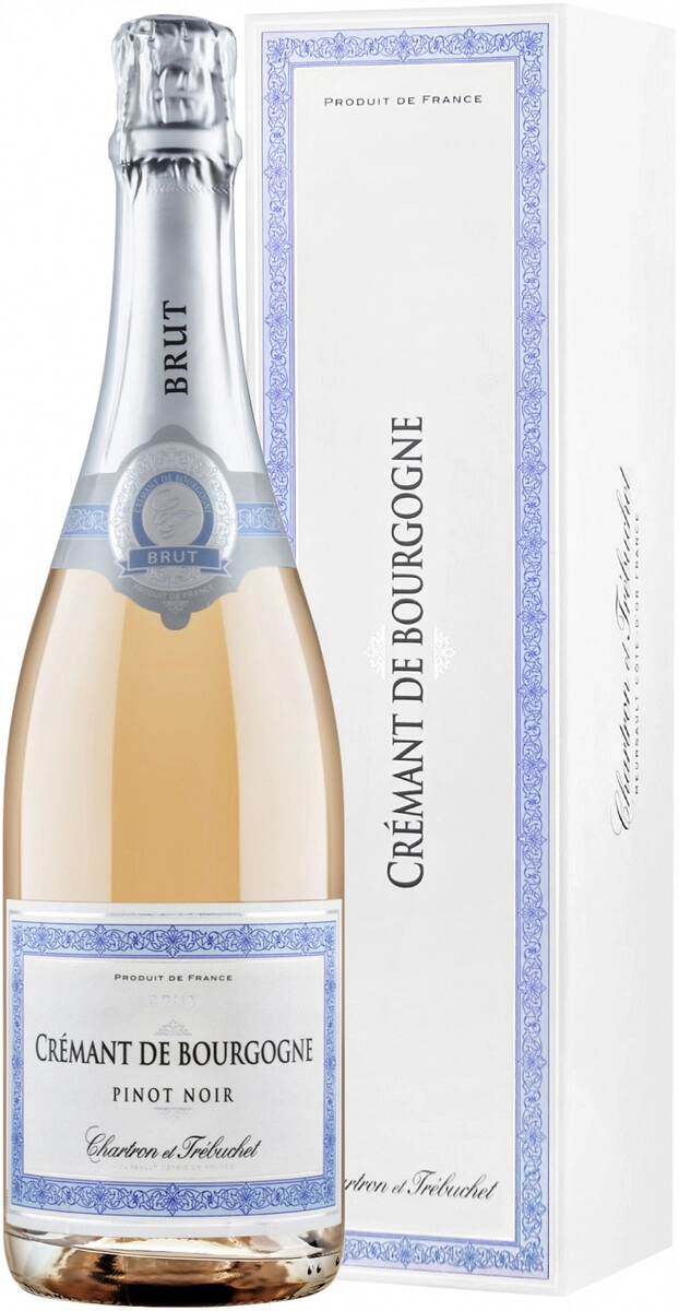 Игристое вино Chartron et Trebuchet, Brut Rose Pinot Noir, Cremant de Bourgogne AOC