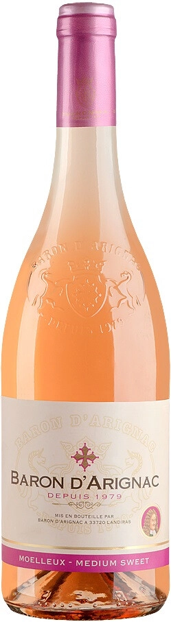 Вино "Baron d'Arignac" Rose Moelleux