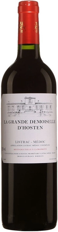 Вино "La Grande Demoiselle d'Hosten", Listrac-Medoc AOC