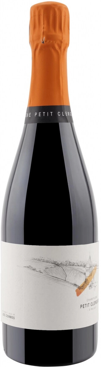 Шампанское Petit Clergeot, "Les Commes" Pinot Noir, Champagne AOC