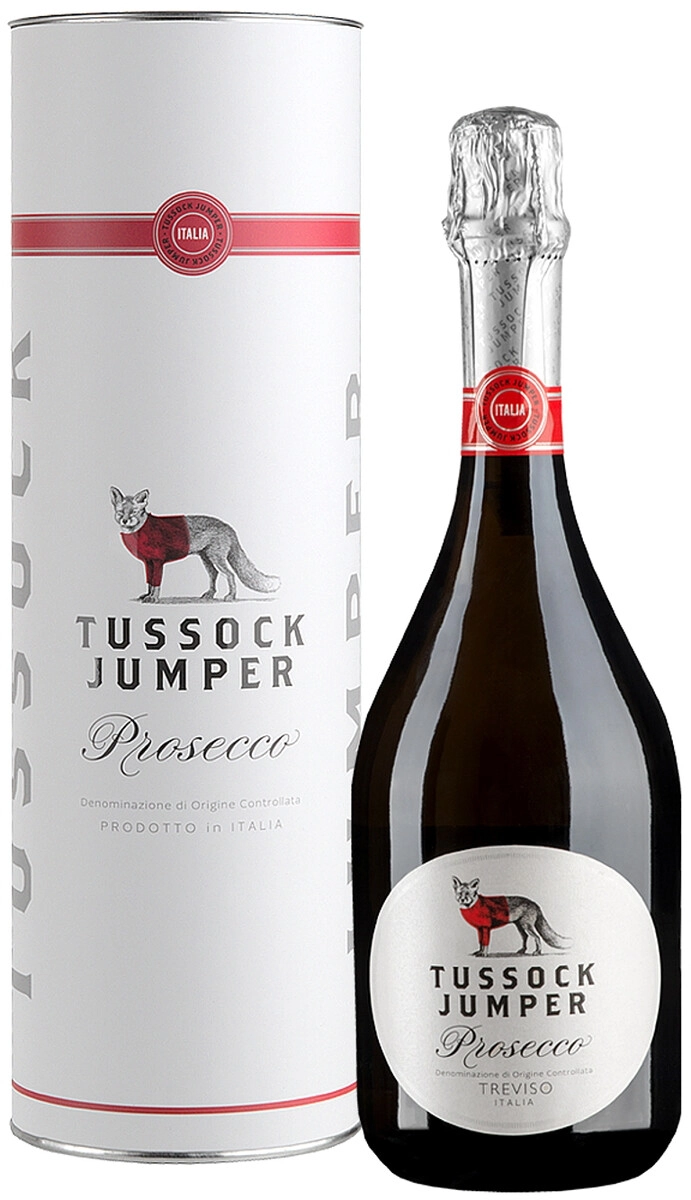 Игристое вино "Tussock Jumper" Prosecco DOC Treviso, gift tube