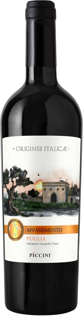 Вино Piccini, "Origines Italicae" Negroamaro Appassimento, Puglia IGT