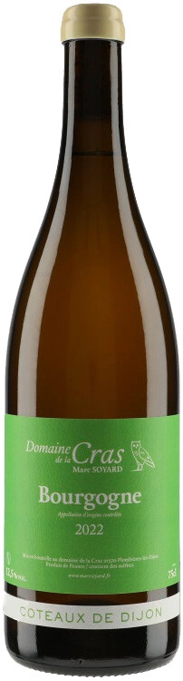 Вино Domaine de la Cras/Marc Soyard, Bourgogne Chardonnay "Coteaux de Dijon" AOC