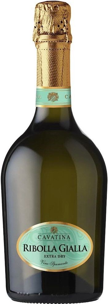 Игристое вино "Cavatina" Ribolla Gialla Extra Dry, bottle "Atmosphere"
