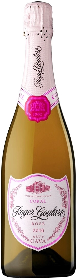 Игристое вино Roger Goulart, "Coral Rose" Brut, Cava DO