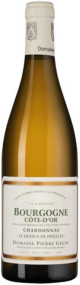 Вино Domaine Pierre Gelin, Bourgogne Chardonnay "Le Dessus de Prielles" AOC