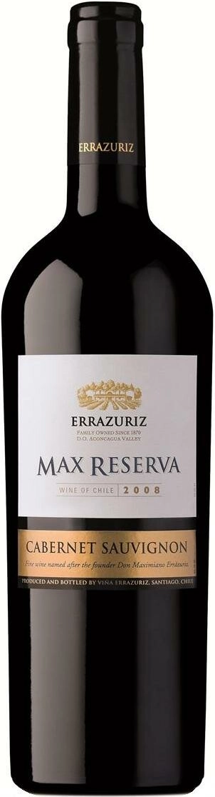 Вино Errazuriz, Max Reserva Cabernet Sauvignon