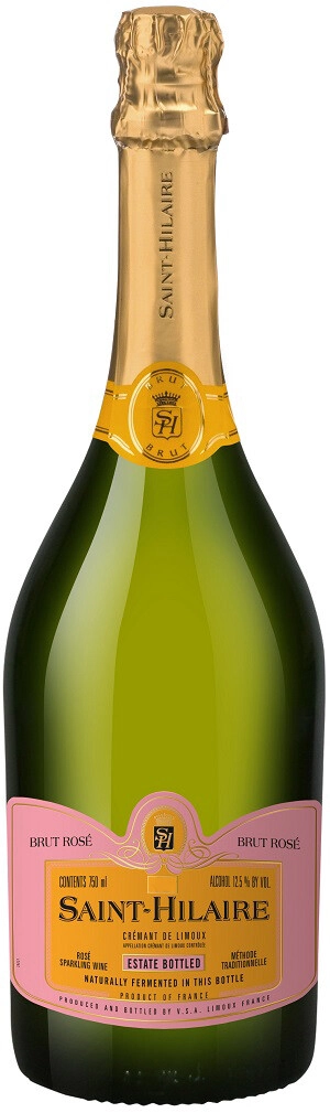Игристое вино "Saint-Hilaire" Rose Brut, Cremant de Limoux AOC