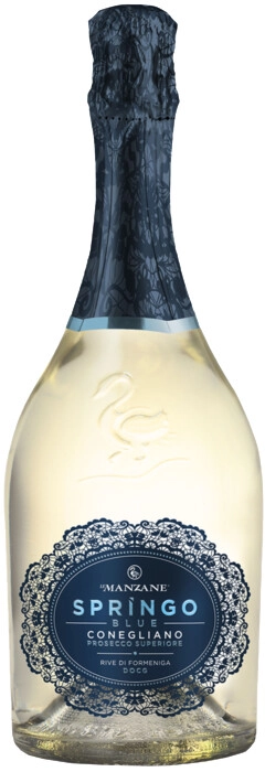 Игристое вино Le Manzane, "Springo Blue" Conegliano Prosecco Superiore, Rive di Manzana DOCG