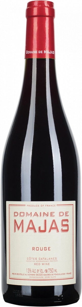 Вино "Domaine de Majas" Rouge, Cotes Catalanes IGP