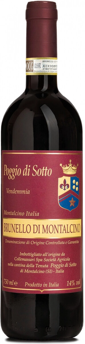 Вино Poggio di Sotto, Brunello di Montalcino DOCG