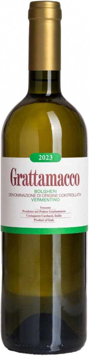 Вино Grattamacco, Vermentino, Bolgheri DOC