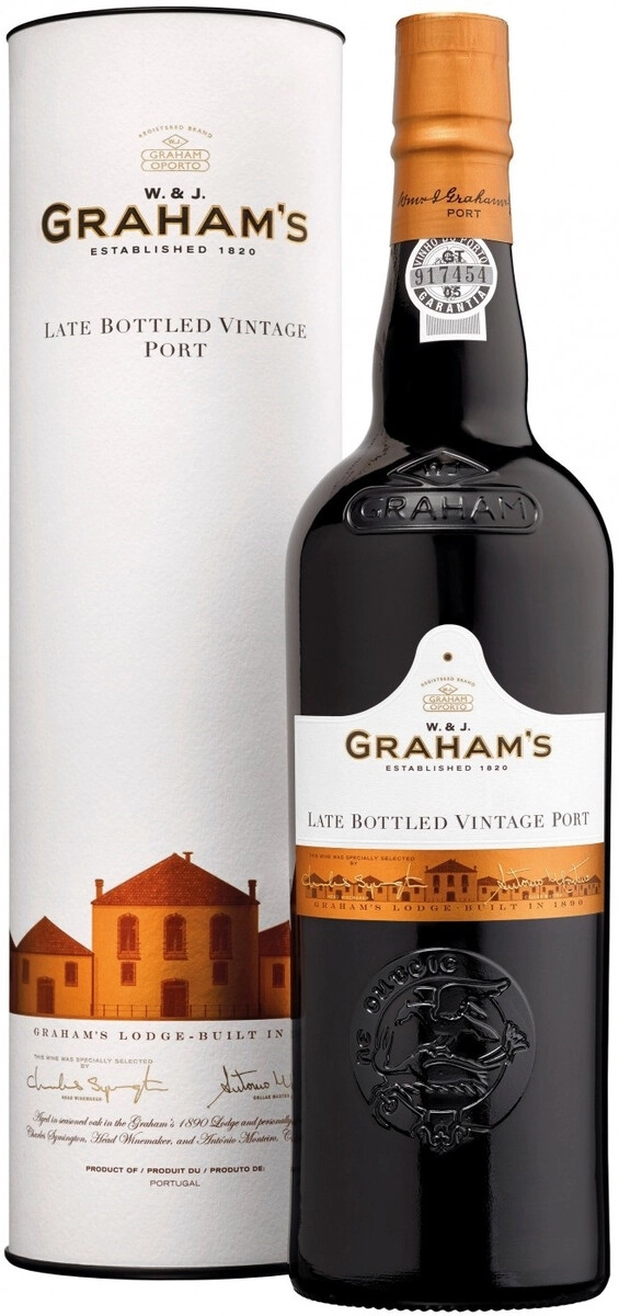 Портвейн Graham's, Late Bottled Vintage (LBV), in tube