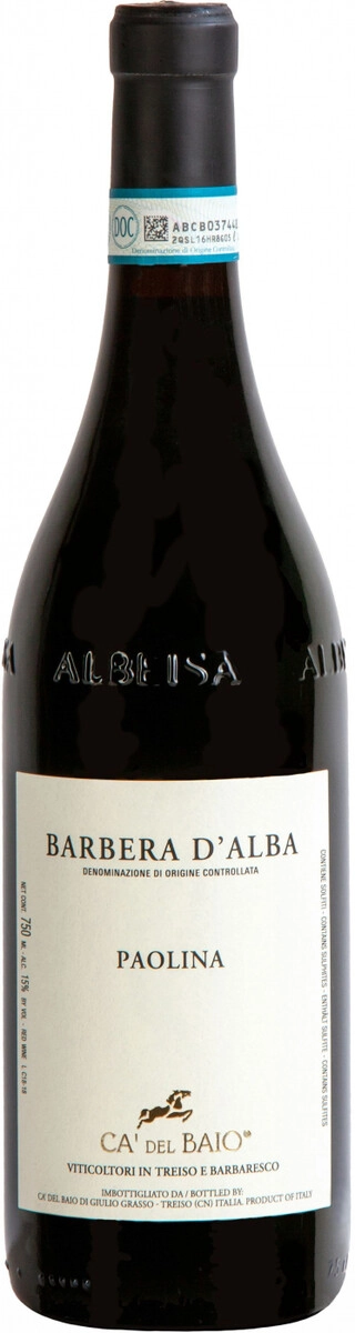 Вино Ca'del Baio, Barbera d'Alba "Paolina" DOC