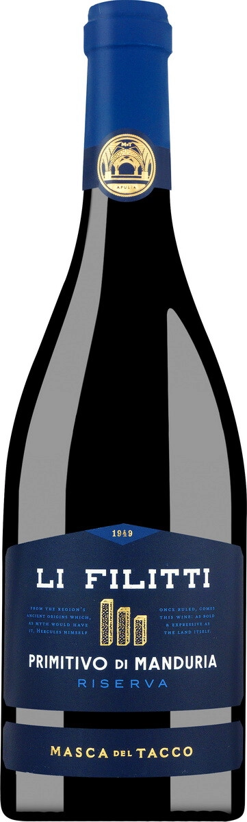 Вино Masca del Tacco, "Li Filitti" Primitivo di Manduria DOP Riserva