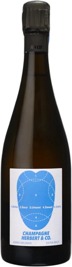 Шампанское Herbert & Co, "1000%" Meunier Extra Brut, Champagne AOC
