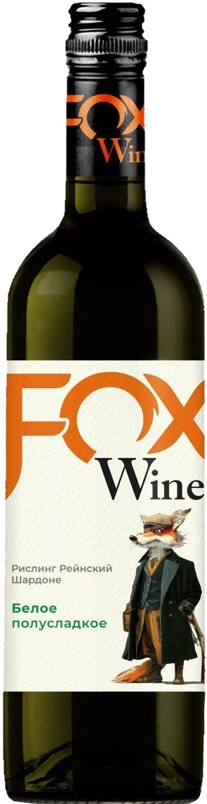 Вино "Fox Wine" White Semi-Sweet