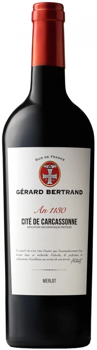 Вино Gerard Bertrand, Heritage "An 1130" Cite de Carcassonne IGP Rouge