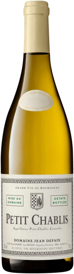 Вино Domaine Jean Defaix, Petit Chablis AOC