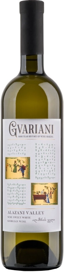 Вино "Gvariani" Alazani Valley White Semi-Sweet