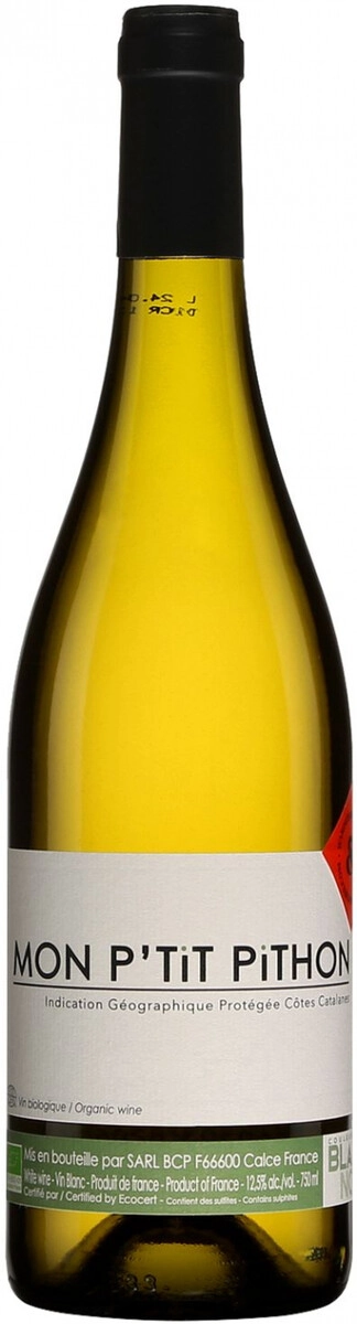 Вино Olivier Pithon, "Mon P'tit Pithon" Blanc, Cotes Catalanes IGP