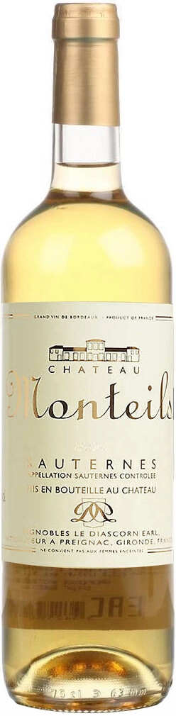 Вино Chateau Monteils, Sauternes AOC