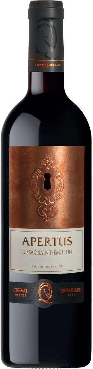 Вино Cheval Quancard, "Apertus", Lussac Saint-Emilion AOC